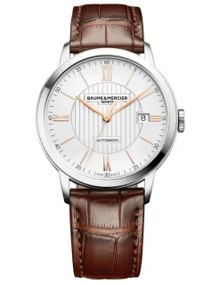BAUME & MERCIER CLASSIMA acciaio e pelle - M0A10263