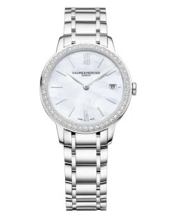 BAUME & MERCIER CLASSIMA LADY acciaio su acciaio e diamanti - M0A10478