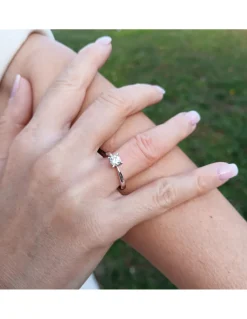 DAMIANI ARMONIA ANELLO IN PLATINO 0.51 ct- ARMONIA 0.51 G IF