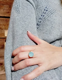 Marco Bicego Jaipur Anello in oro giallo e Acquamarina ref: AB586-AQ01