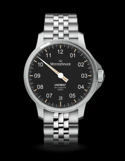 Meistersinger Unomat - Black/Old Radium - ref. UN902