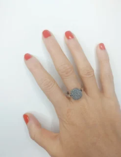 Pesavento COCKTAIL ORO 18kt anello in oro con polvere di diamante Ref: YCKTA002/M